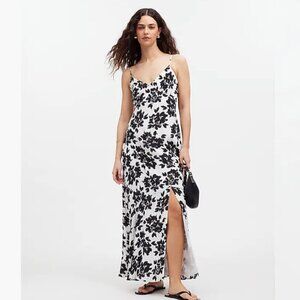 Madewell Smocked Sleeveless Maxi Dress in Floral NWT size 2